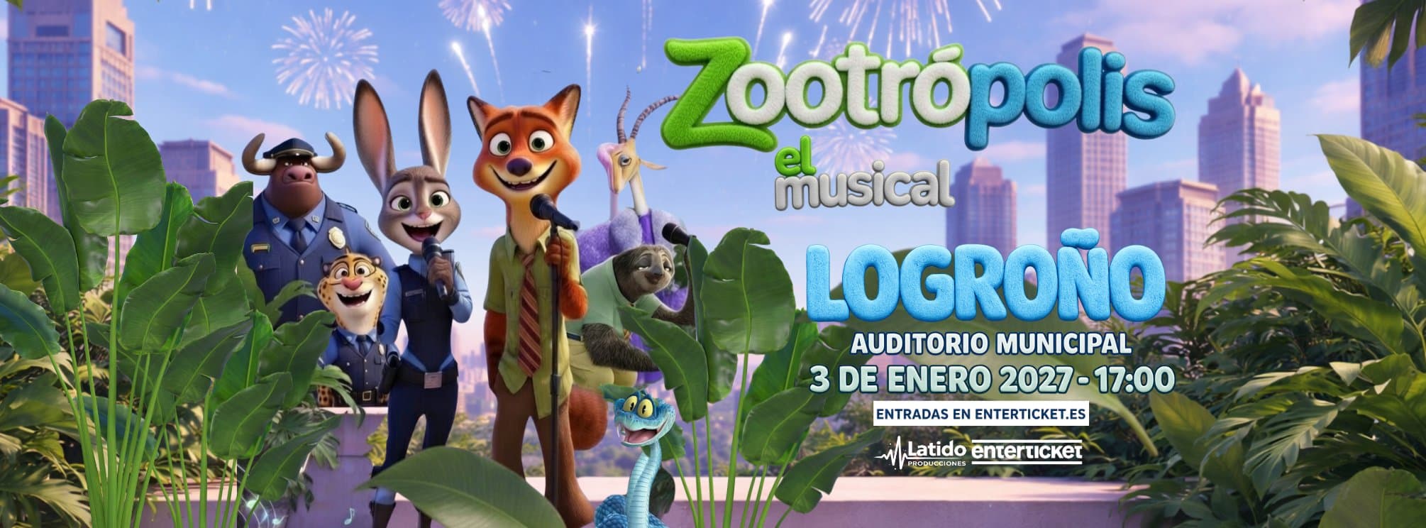 ZOOTRÓPOLIS "EL MUSICAL" EN LOGROÑO