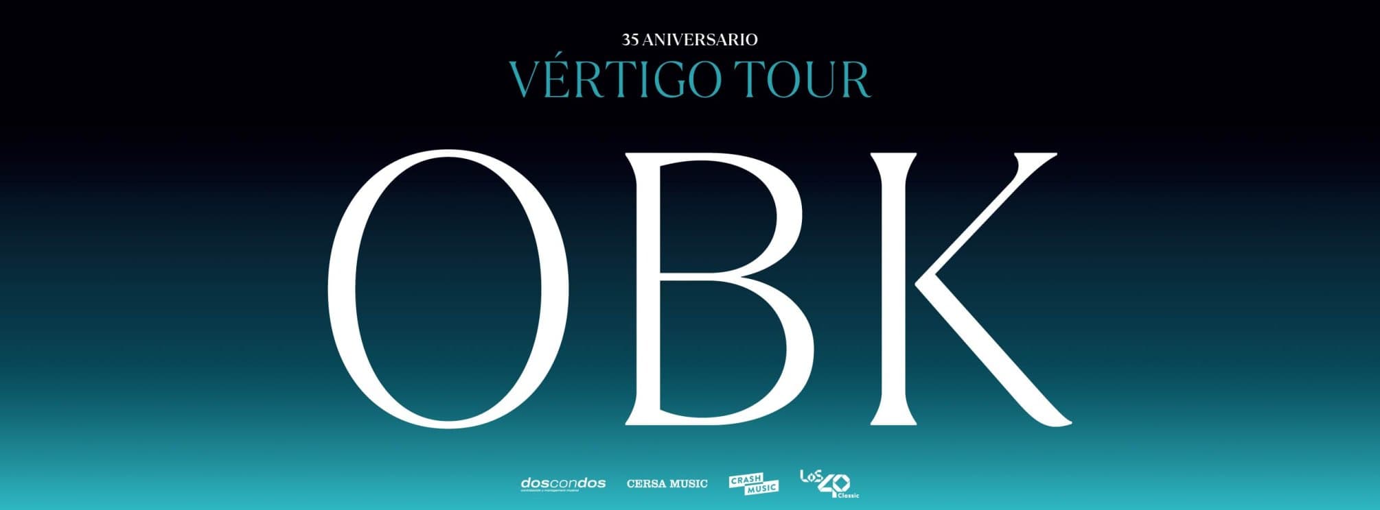 CONCIERTO OBK - JAEN - TEATRO INFANTA LEONOR - SÁBADO 31 DE OCTUBRE