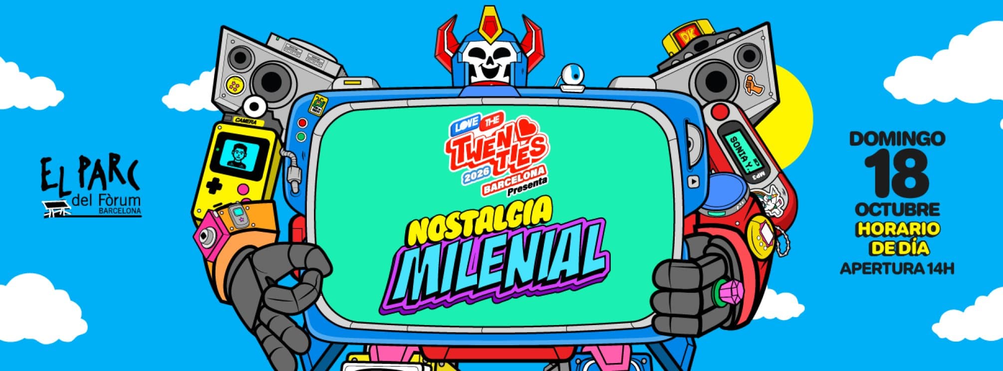 Love the Twenties presenta: Nostalgia Milenial Barcelona 2026