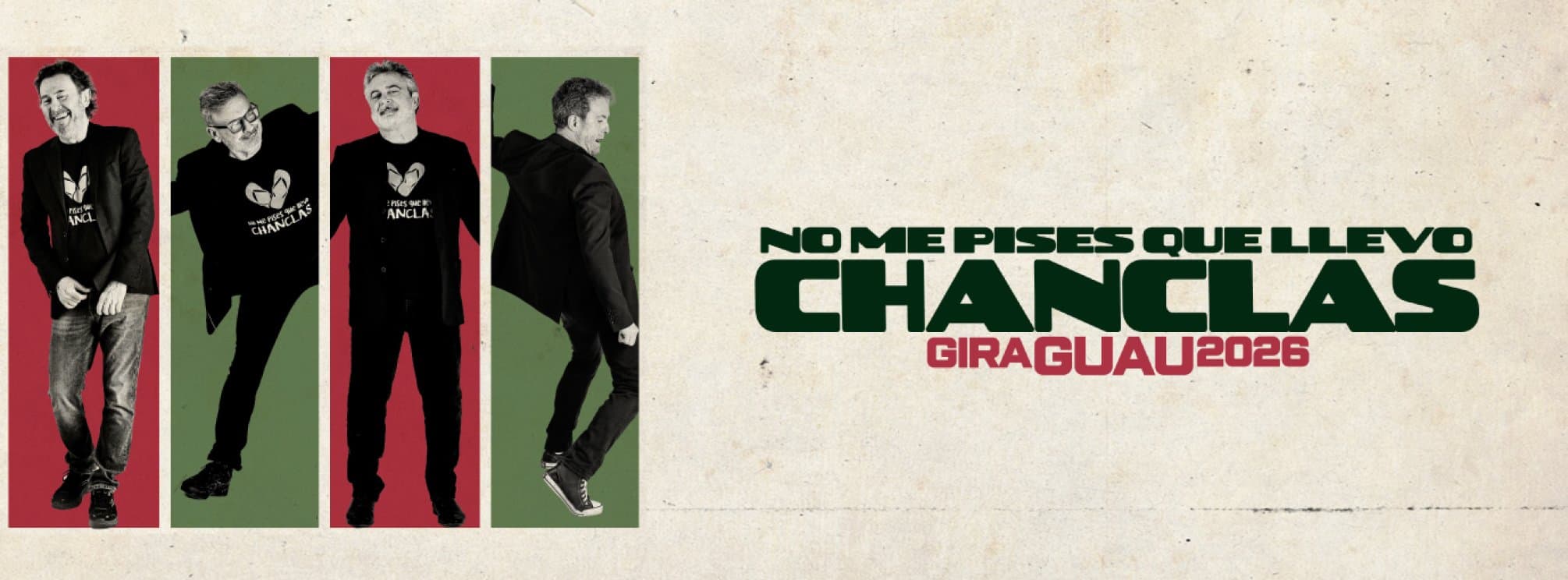 CONCIERTO NO ME PISES QUE LLEVO CHANCLAS - SEVILLA - CARTUJA CENTER - SÁBADO 19 DE DICIEMBRE