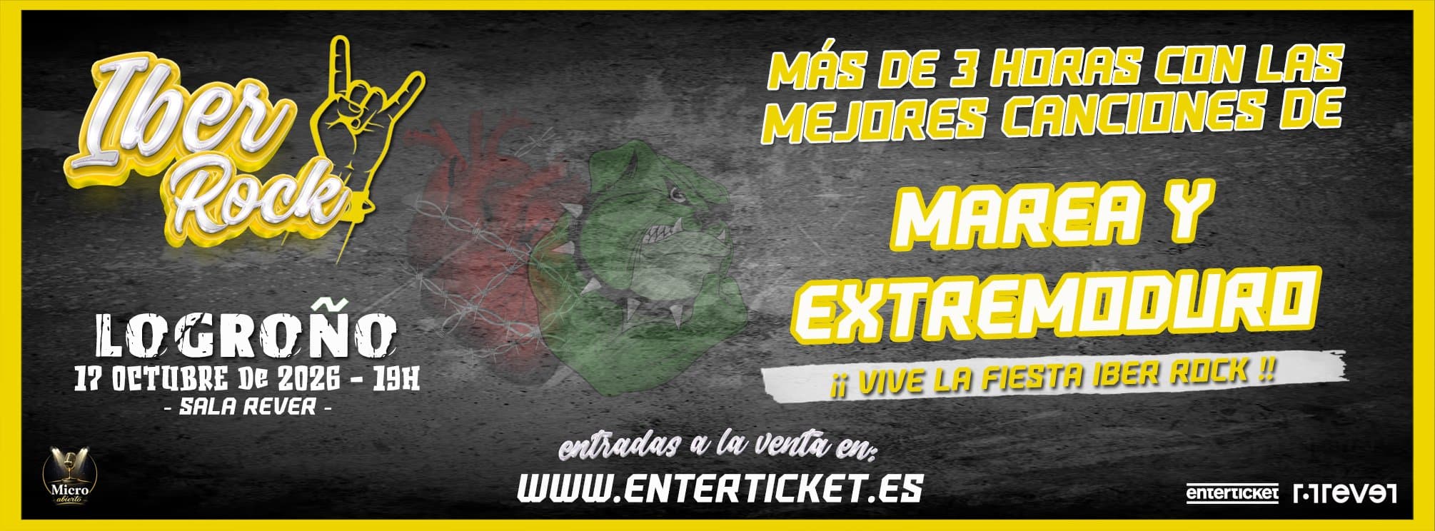 IBER ROCK TRIBUTOS: EXTREMO+MAREA -LOGROÑO