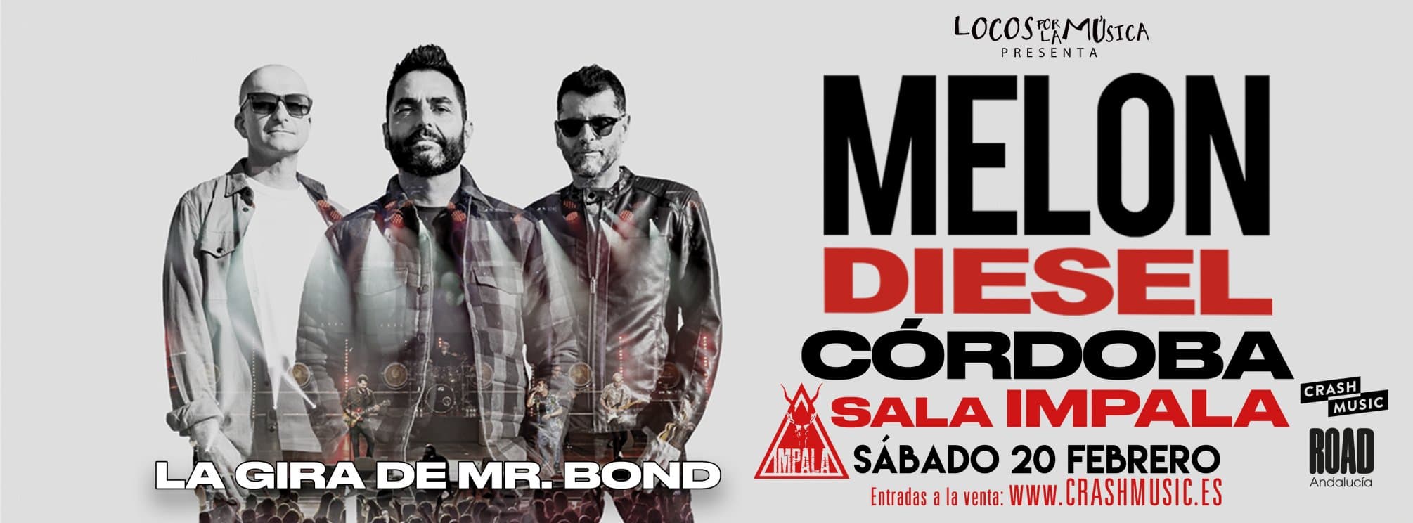 CONCIERTO MELON DIESEL - CÓRDOBA - SALA IMPALA - SÁBADO 20 DE FEBRERO