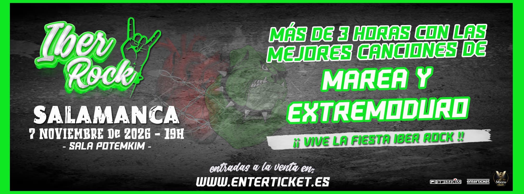 IBER ROCK TRIBUTOS : EXTREMO+MAREA - SALAMANCA