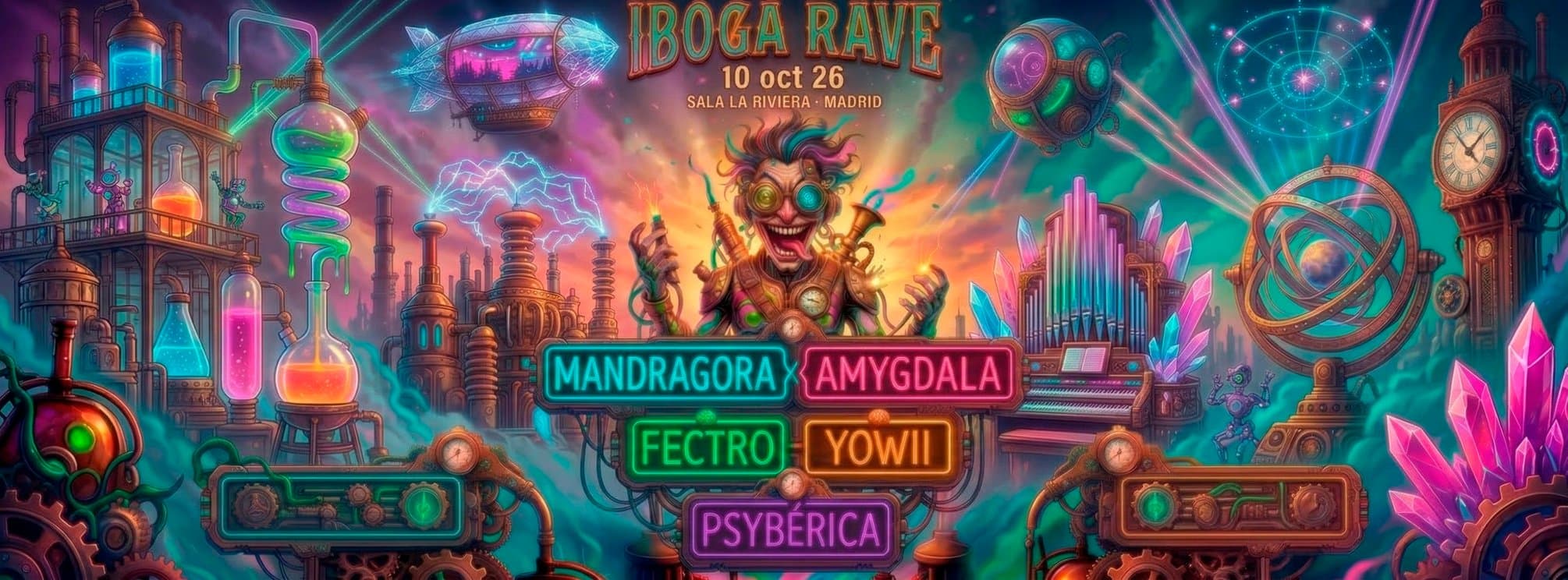 Iboga Rave presenta: Mandragora, Amygdala y amigos @ La Riviera