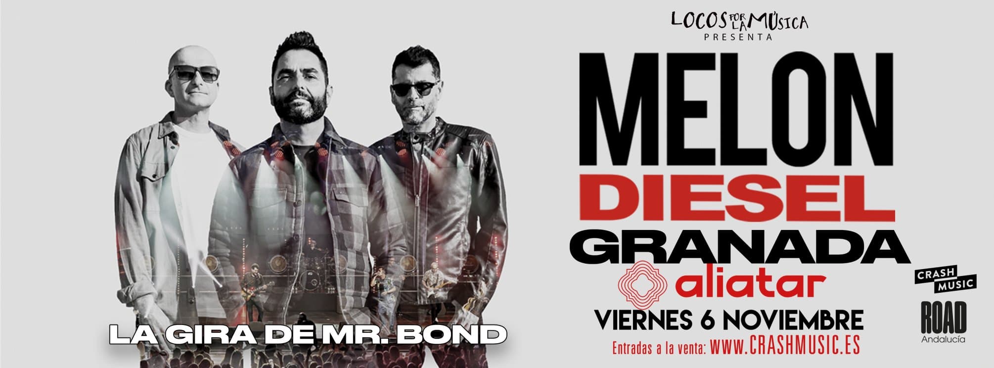CONCIERTO MELON DIESEL - GRANADA - SALA ALIATAR - VIERNES 6 DE NOVIEMBRE