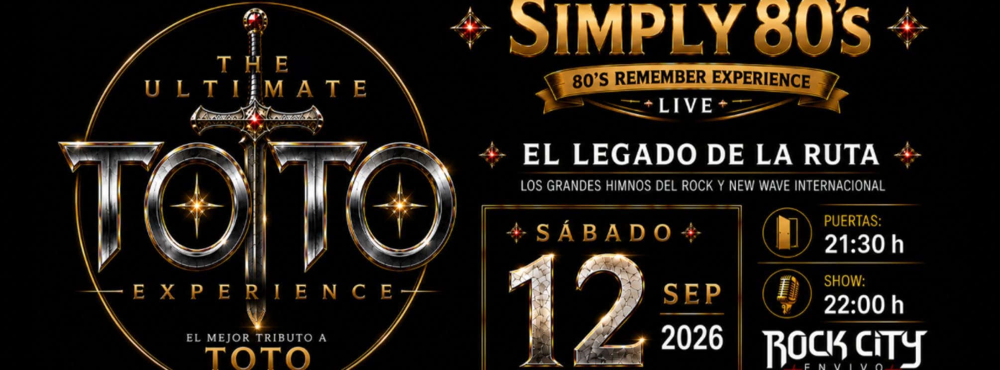 TRIBUTO A TOTO & 80's REMEMBER NIGHT