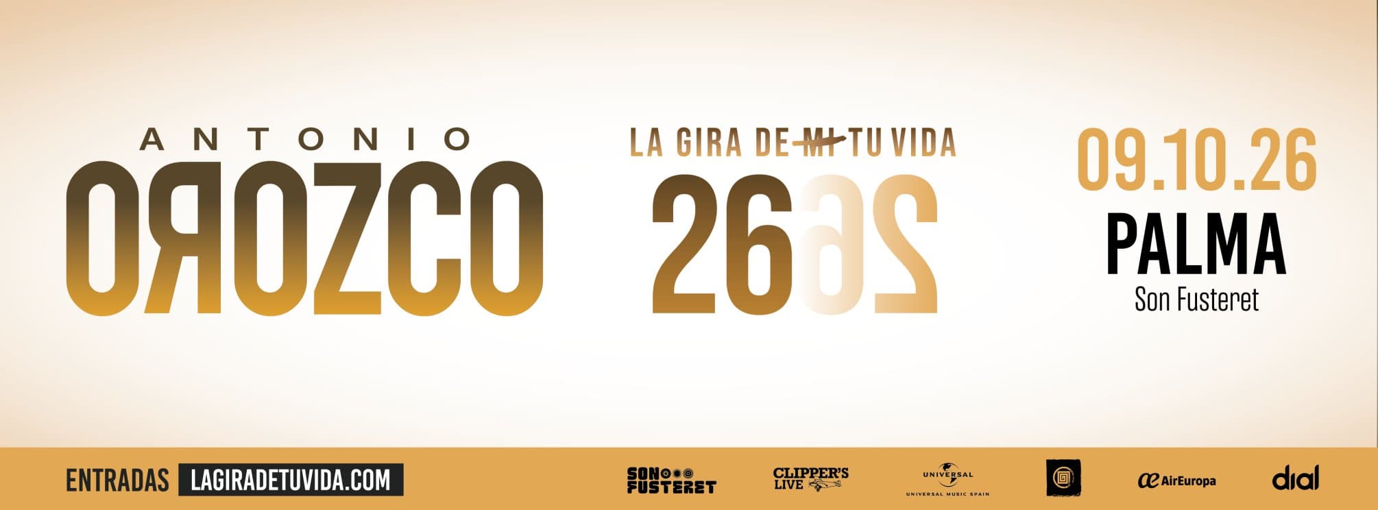 Antonio Orozco La Gira De Tu Vida 2026
