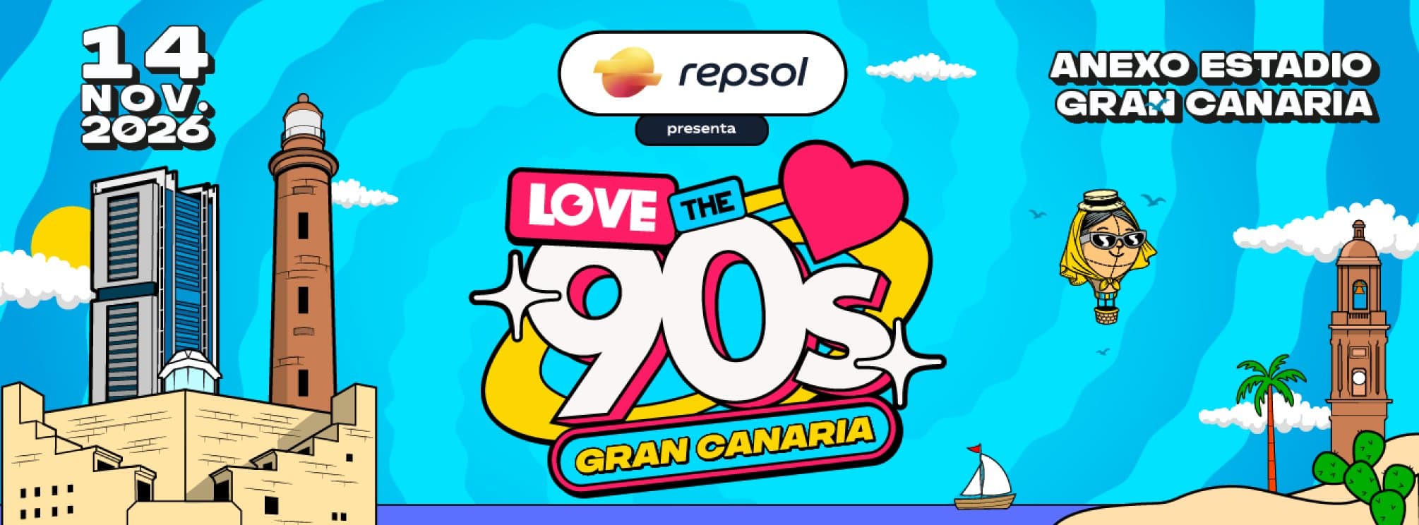Love the 90s Gran Canaria 2026