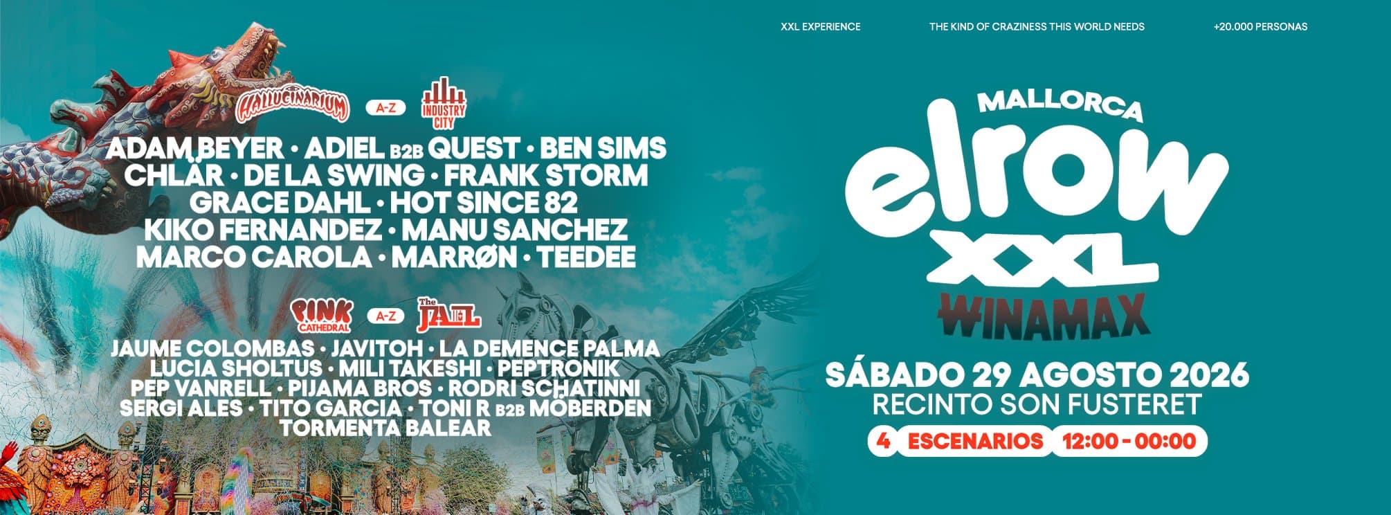 elrow XXL Winamax Mallorca 2026