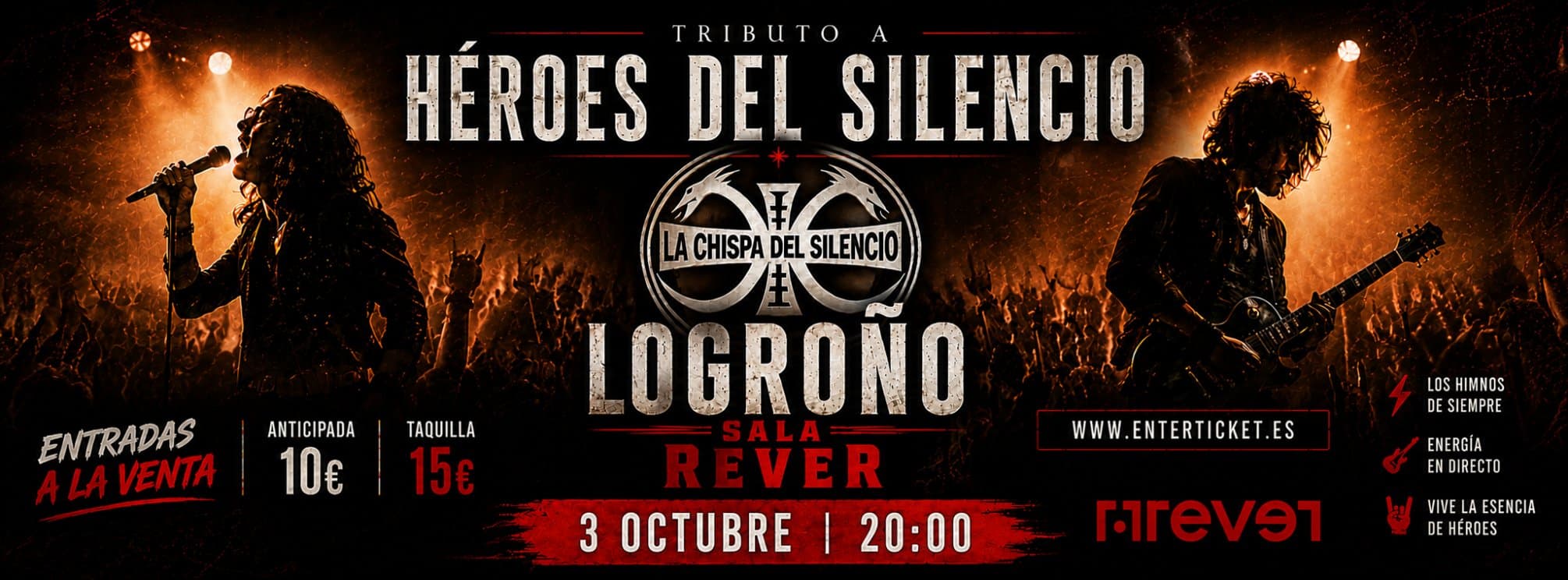 LA CHISPA DEL SILENCIO - TRIBUTO HEROES DEL SILENCIO - LOGROÑO