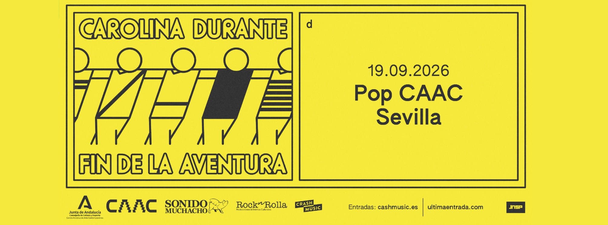 CONCIERTO DE CAROLINA DURANTE - SEVILLA - POP CAAC - SÁBADO 19 DE SEPTIEMBRE